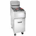 Vulcan 1GR45M-1 45-50 lb. Natural Gas Floor Fryer - 120000 BTU 9011GR45MN